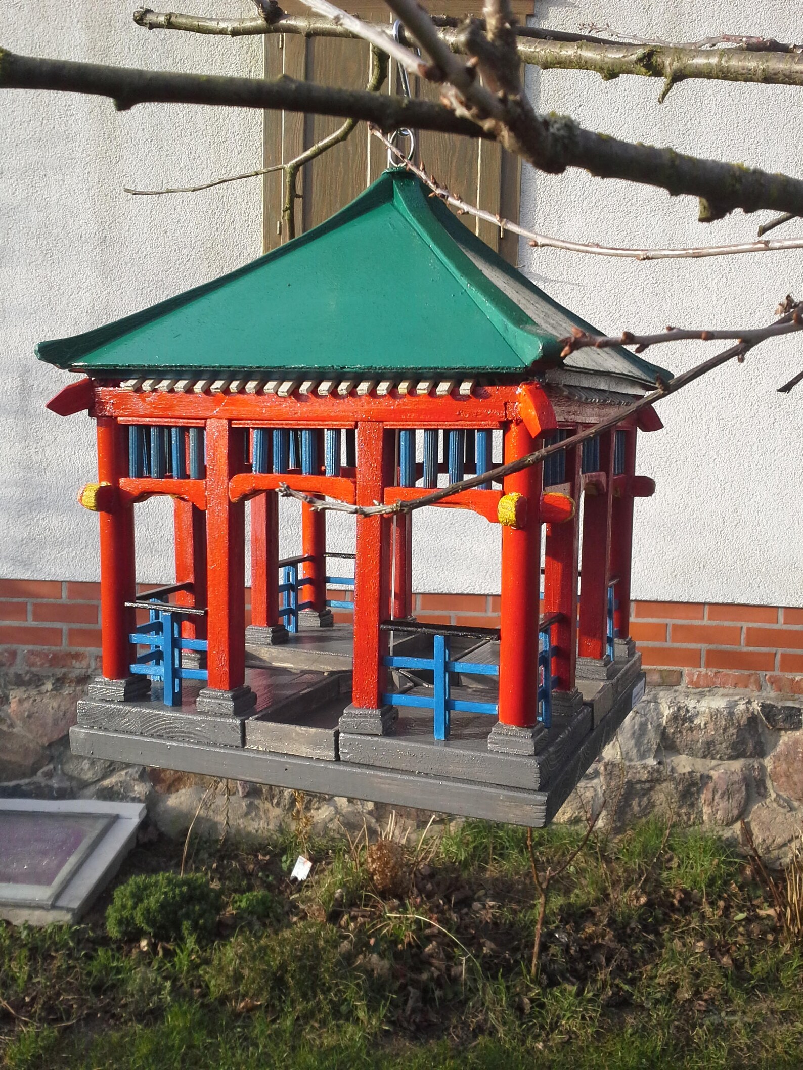 Bird Feeder japanese Pavilion Etsy