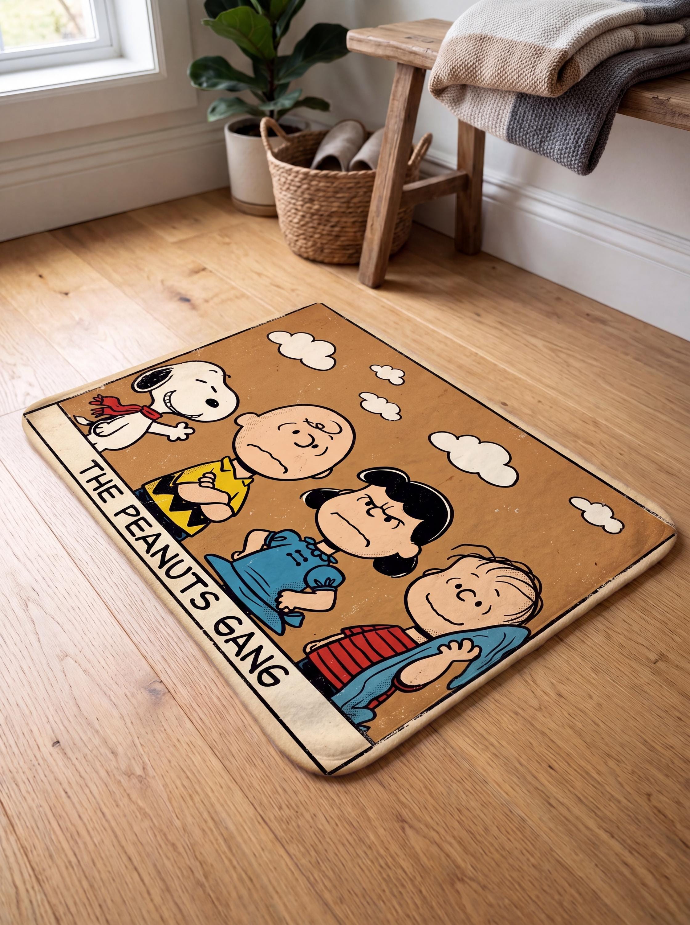 Peanuts Snoopy Rug - Etsy