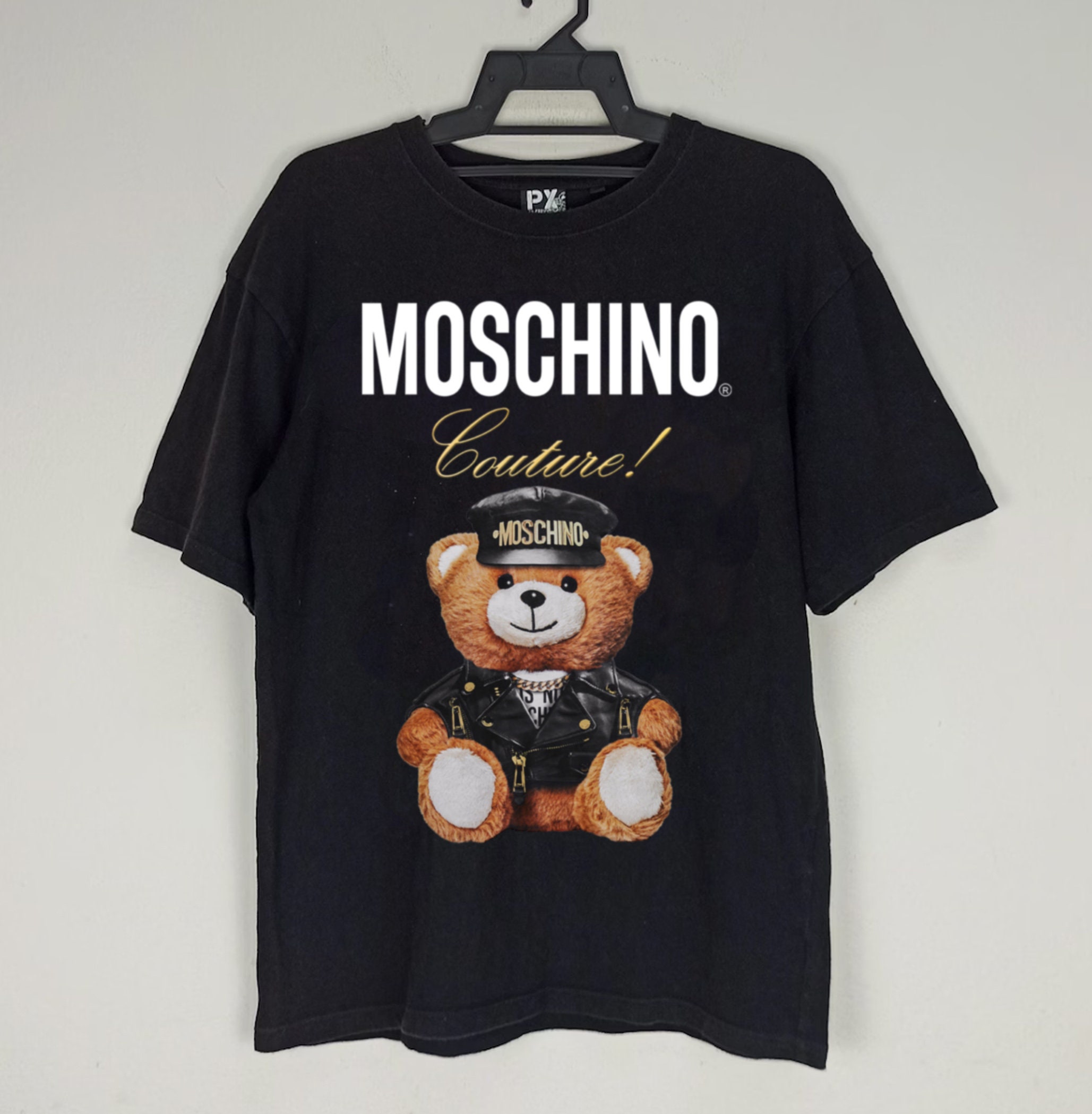 Moschino Kids toy-bear Print Hooded Jacket - Blue