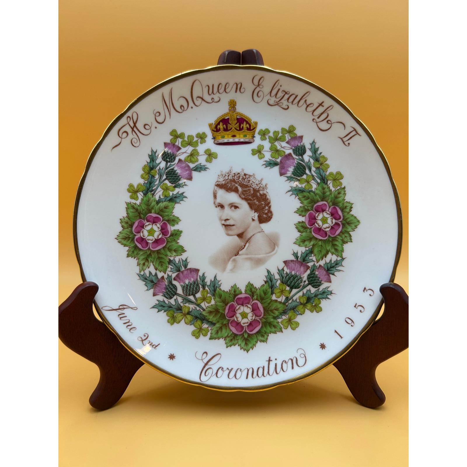 Queen Elizabeth 1953 Coronation Plate - Etsy