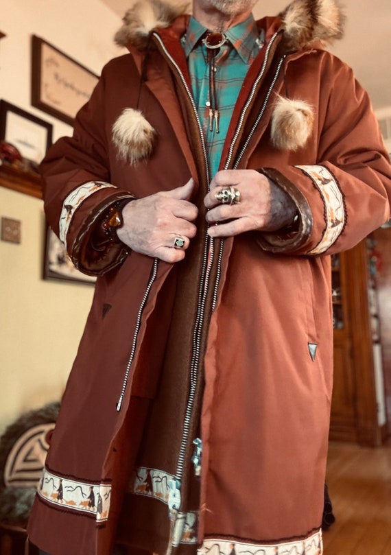 Incredible Native American Winter Layer Coat Etsy