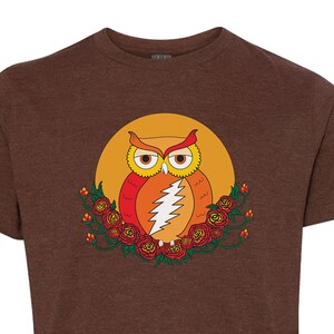 Steal Your Face Owl Chill Juniors T-Shirt Grateful Dead 