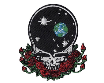 Grateful Dead Space Your Face Patch | Embroidered, Cut Out, Iron On, Applique