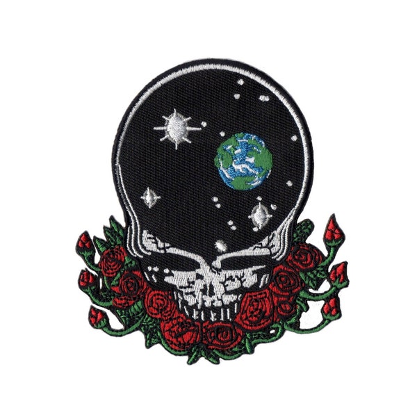 Grateful Dead Space Your Face Patch | Embroidered, Cut Out, Iron On, Applique