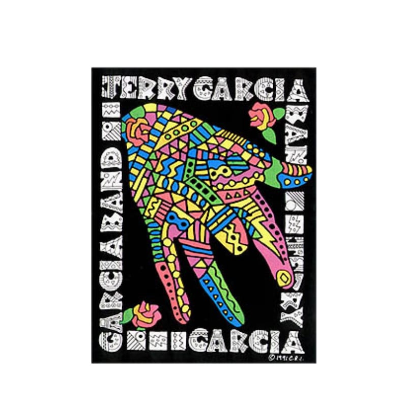 Jerry Garcia Band Hand Sticker, Jerry Hand, JGB, Bumper Sticker ...