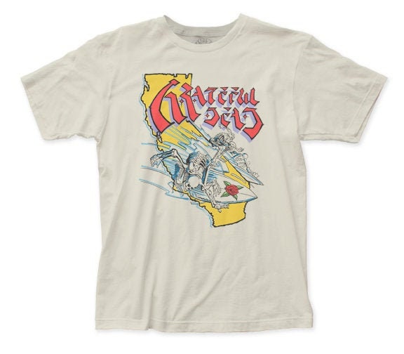Grateful Dead California Surf Shirt, Skeleton Surfer Tee Rick Griffin, Psychedelic, Vintage Dead, Short Sleeve, Off White - Etsy 日本 Grateful Dead California Surf Shirt, Skeleton Surfer Tee Rick Griffin, Psychedelic, Vintage Dead, Short Sleeve, Off White - Etsy 日本