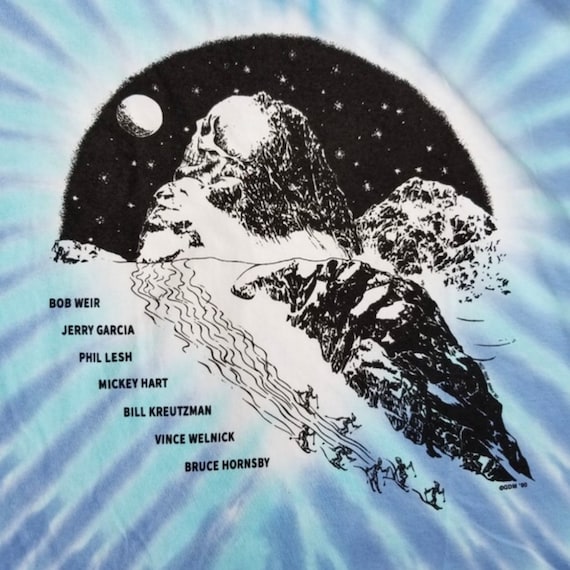 VINTAGE 1999 GRATEFUL Dead Queen Of Spades LS Liquid Blue Men T Shirt Sz L EUR 56,10 - DE