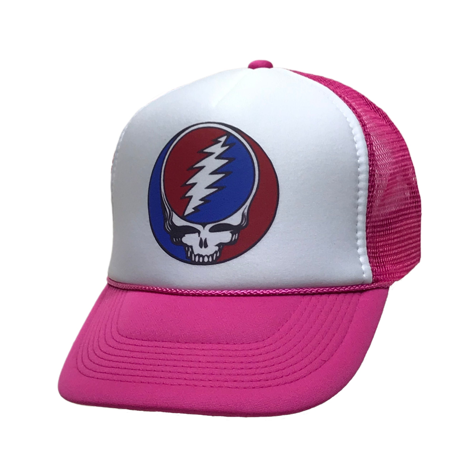 Fallout Nueva California Grateful Dead Gorra De Beisbol Steal Your Face Band Logo Nuevo Negro Unisex Size One Size Tropic Feel