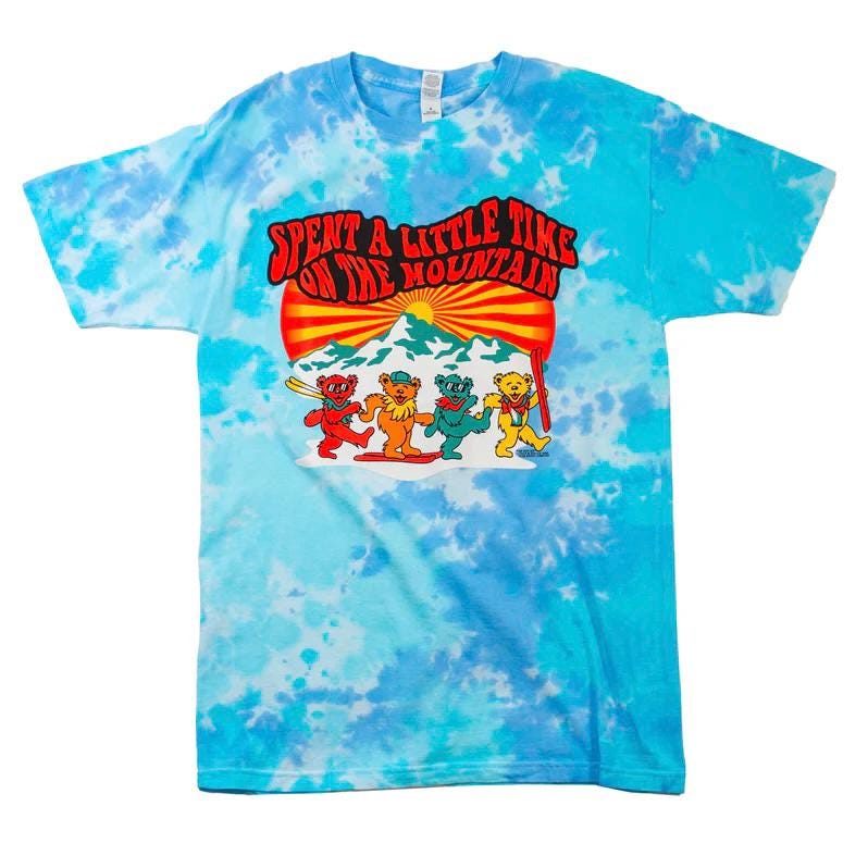 Grateful Dead Dancing Bears Ski Tie Dye, Spent a Little Time on