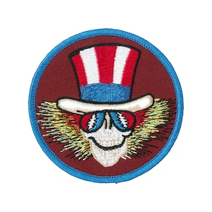 Grateful Dead Stickers Grateful Dead, Uncle Sam On Bike