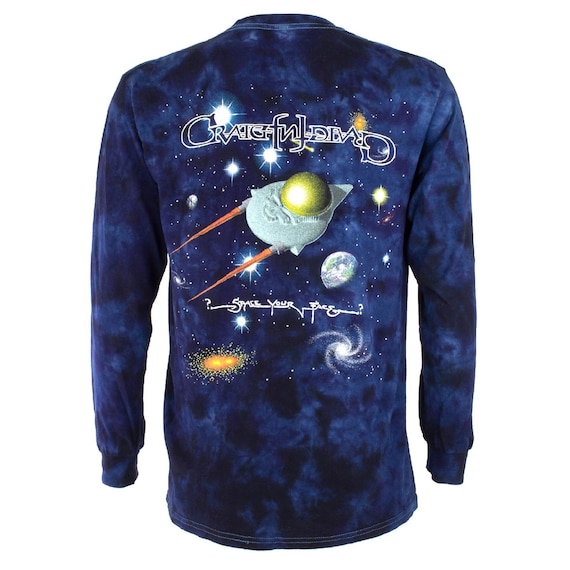 Grateful Dead Space Your Face Long Sleeve Tie Dye Shirt | Vintage