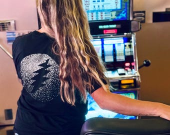 Dead & Company Las Vegas Sphere Shirt, Dead Forever Tee, Sphere Bolt Metallic T Shirt, Black Unisex Triblend | Grateful Dead, Vintage Dead