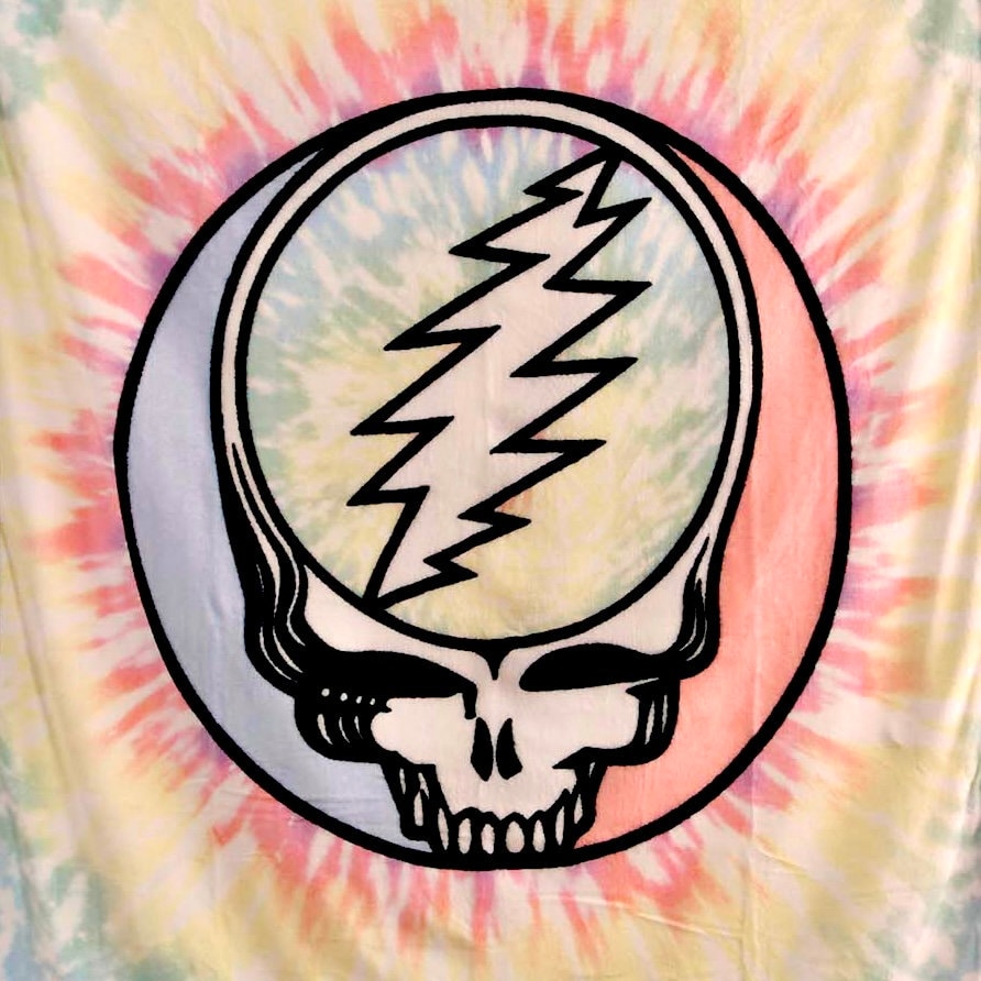 Discover Grateful Dead Steal Your Face Pastel Tapestries