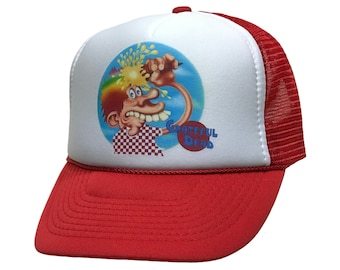 Grateful Dead Ice Cream Kid Trucker Cap, Grateful Dead Trucker Hat | Colors - Green, Yellow, Red, Purple