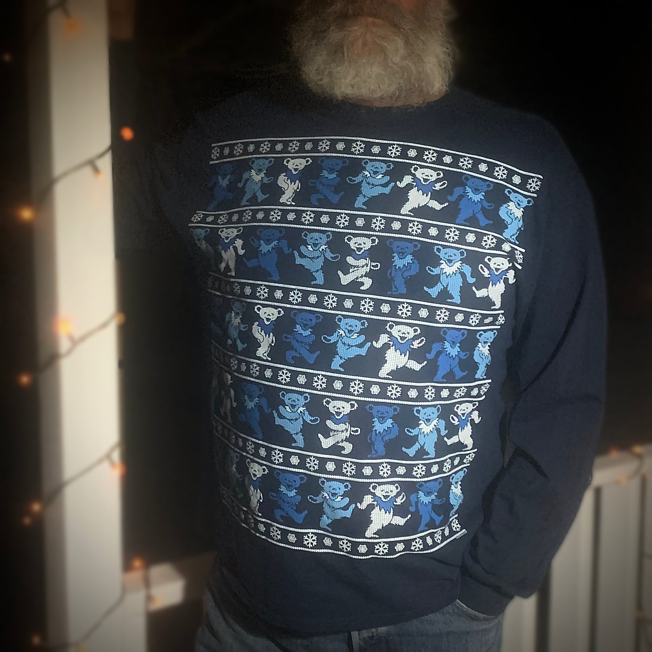Jerry Garcia Grateful Dead Rock Band Ugly Christmas Sweater