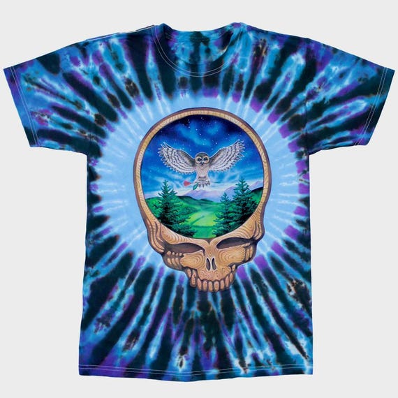 Grateful Dead Steal Your Face Owl Tie Dye, Grateful Dead Oregon