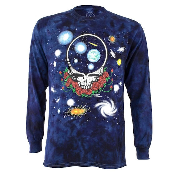 Grateful Dead Space Your Face Long Sleeve Tie Dye Shirt | Vintage
