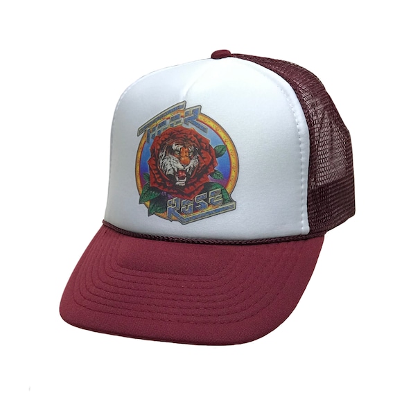 Tiger Rose Trucker Cap Grateful Dead 