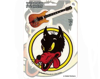 Jerry Garcia Grateful Dead Sticker - Jerry Wolf Guitar Stickers | Window Sticker, Set, Decal