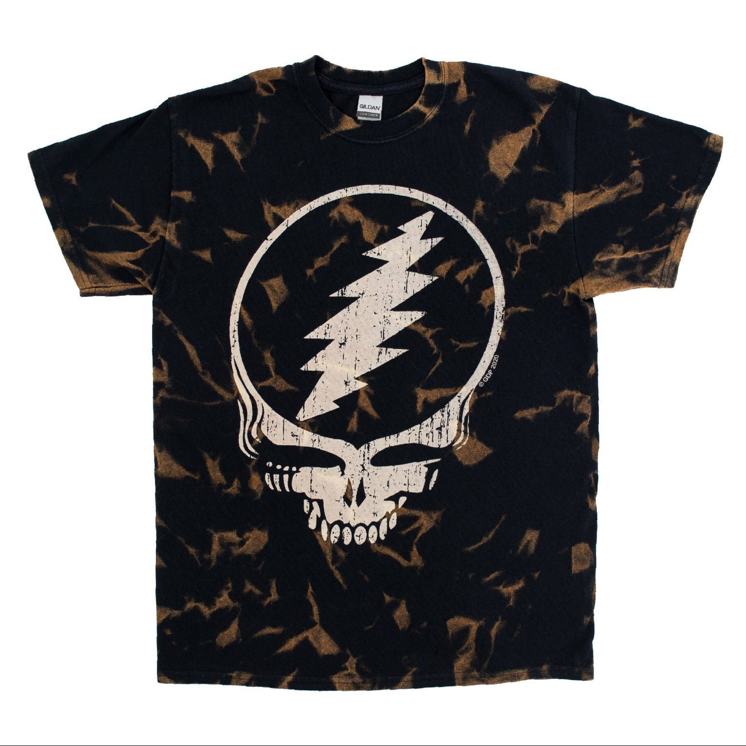 Grateful Dead Black Steal Your Face Shirt, Tie Dye Stealie T Shirt