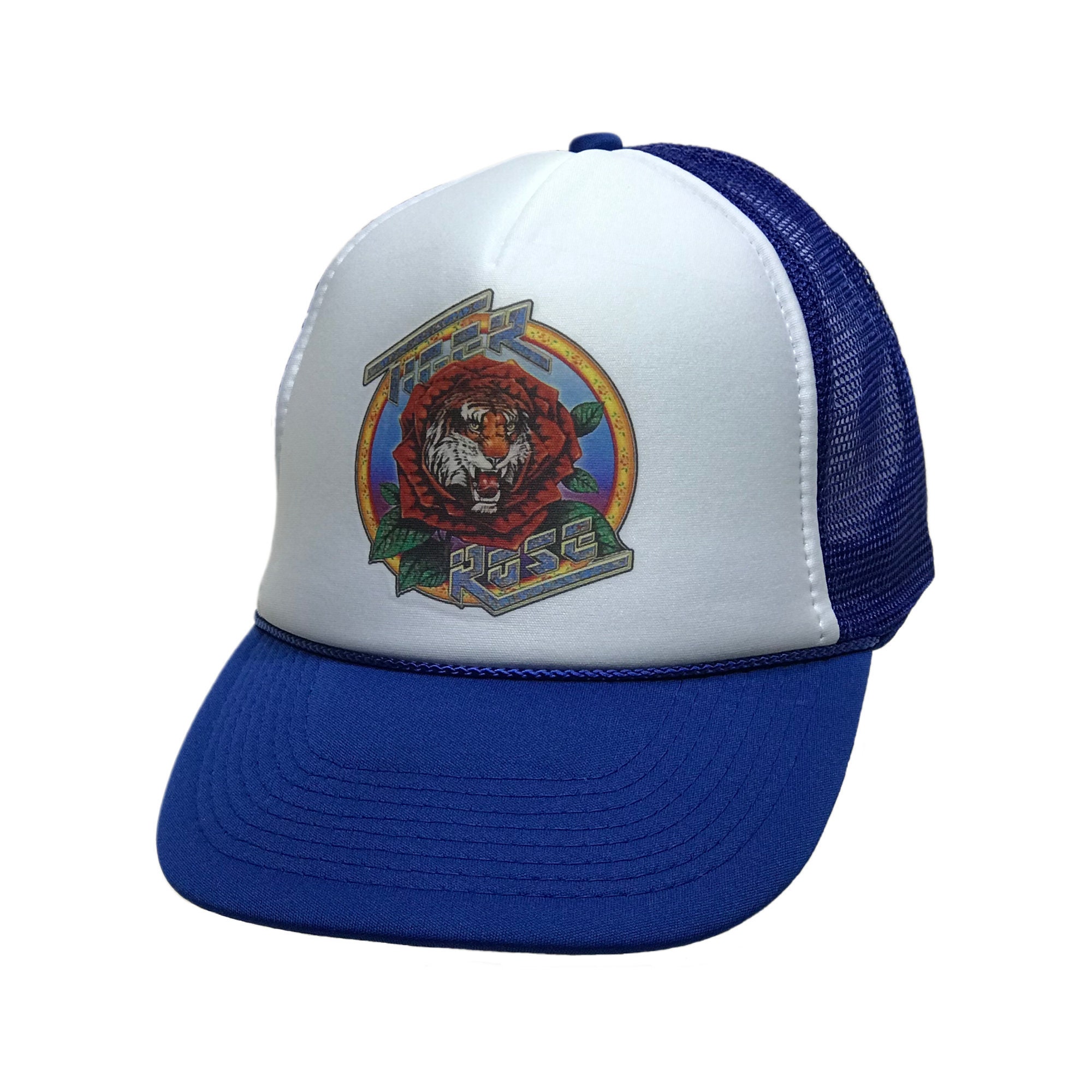 Tiger Rose Trucker Cap Grateful Dead 