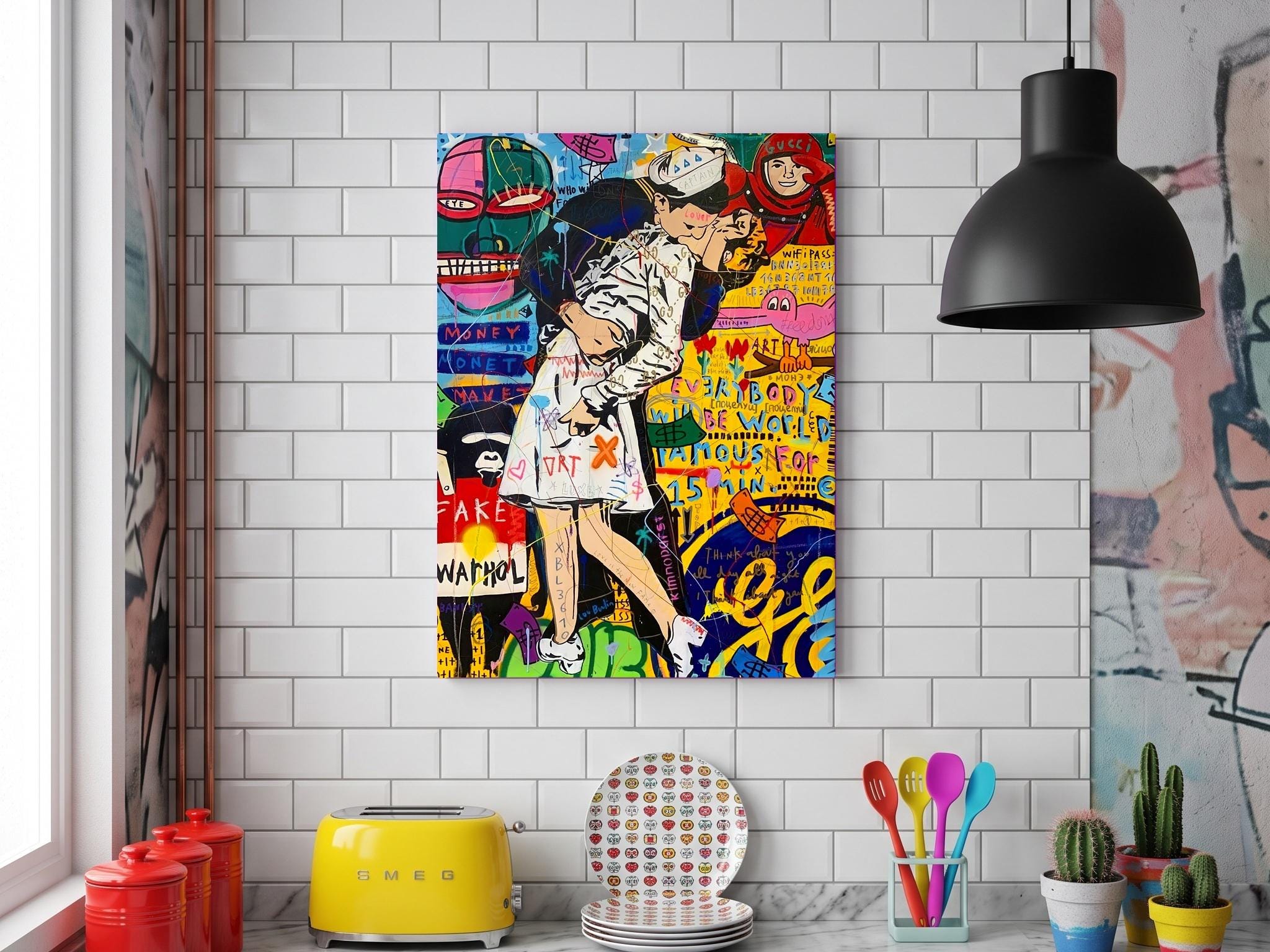 Canvas Chanel Pop Wall Art - Etsy