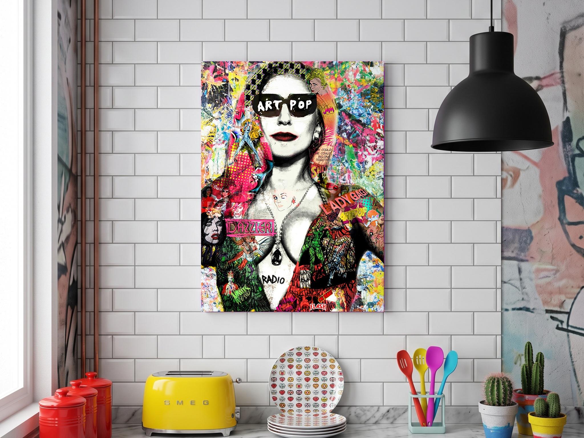 Lady Gaga Canvas Wall Art - Etsy