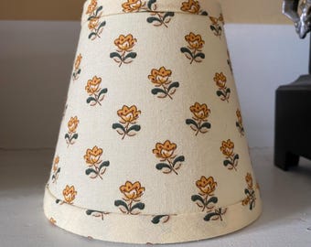 Provence floral chandelier or wall sconce lampshade.