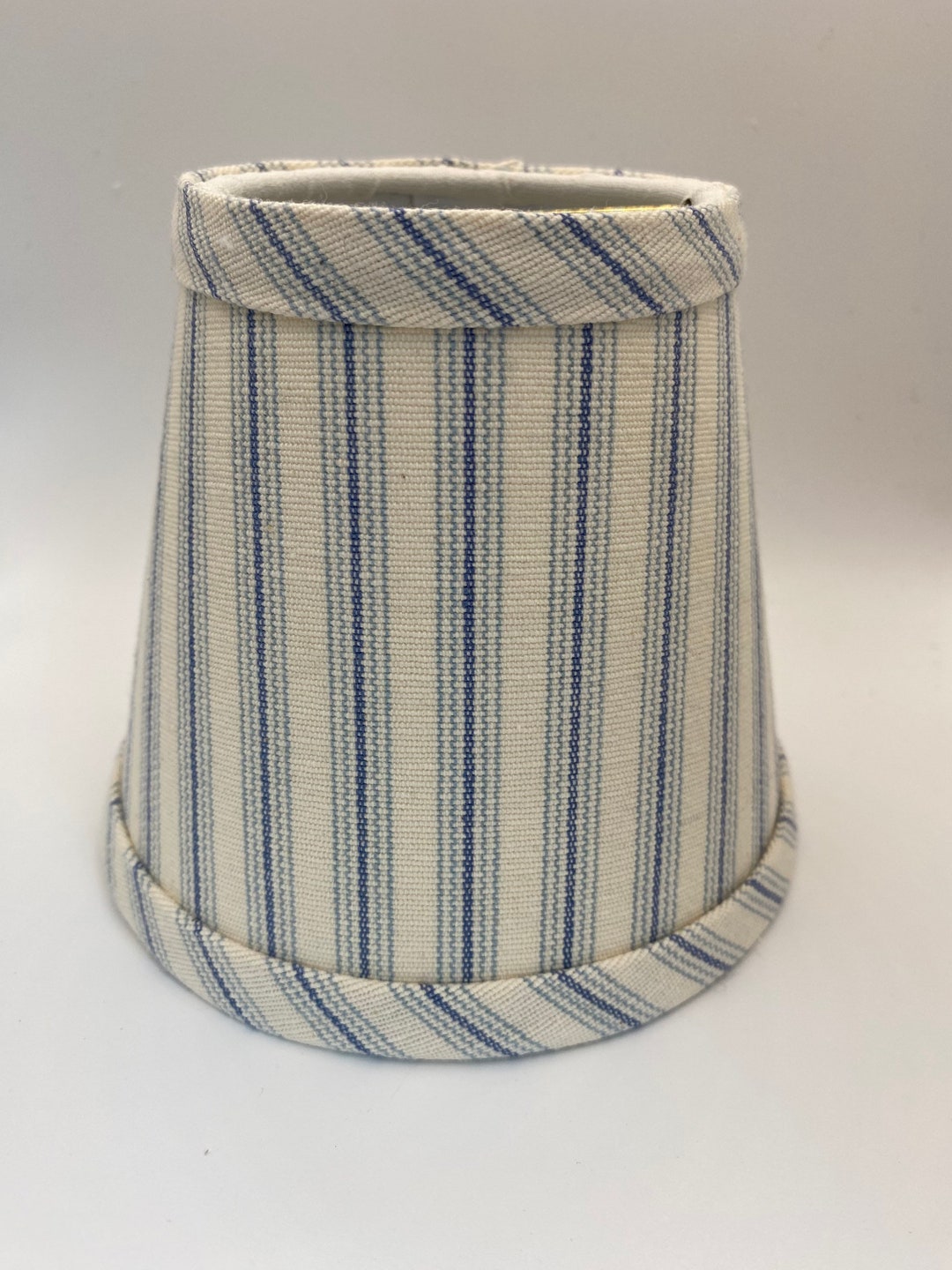 Blue Stripe Chandelier Lampshade Cottage Lampshade Etsy