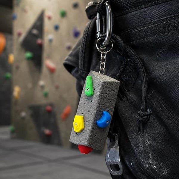 Climbing volume hold keyring