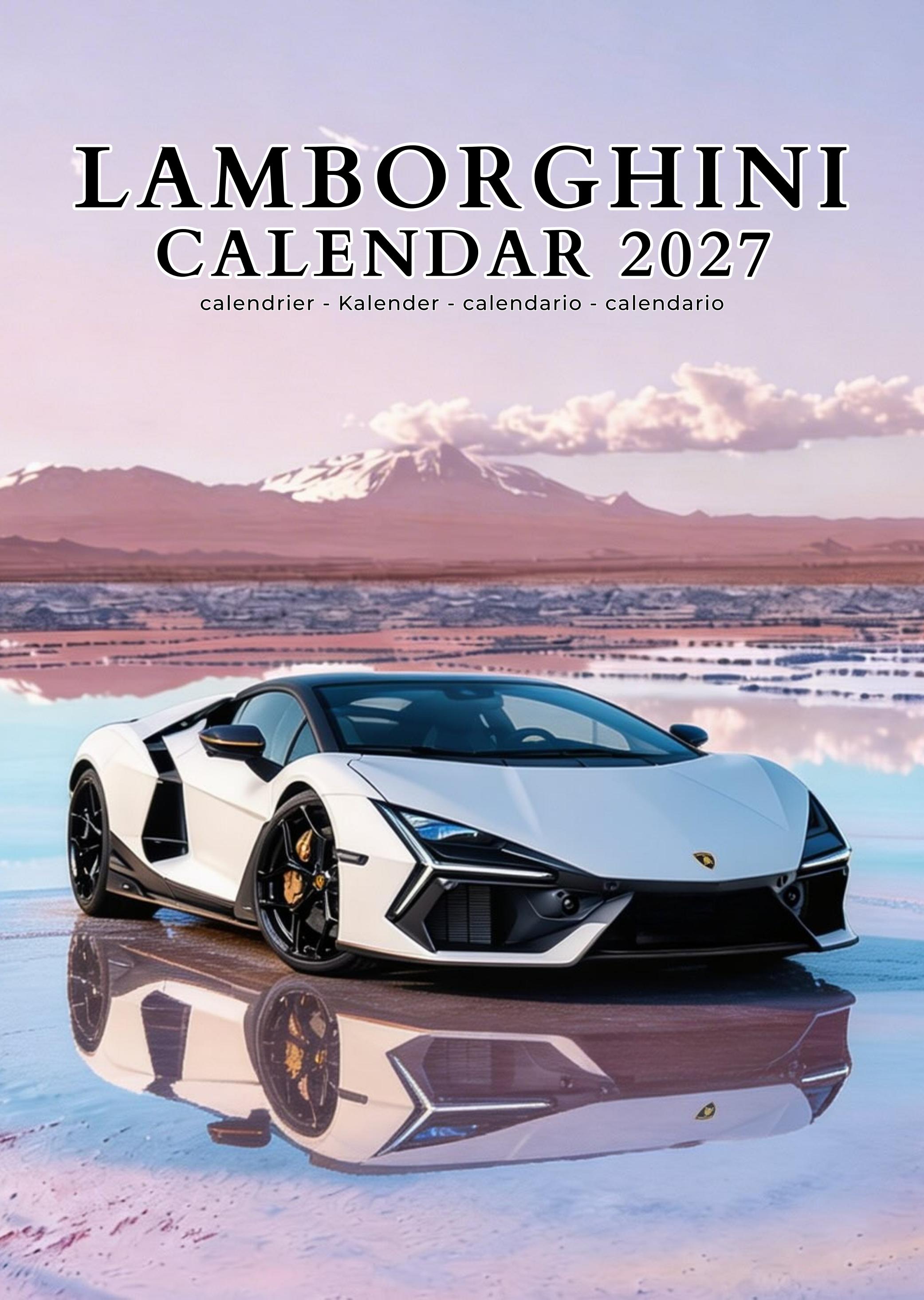 Lamborghini calendar - Etsy 日本