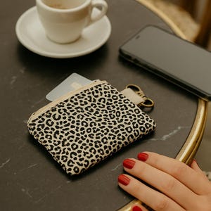Leo, Portemonnaiee, Mini , Kosmetik, Make up, Tasche, Leomuster, Geldbörse,