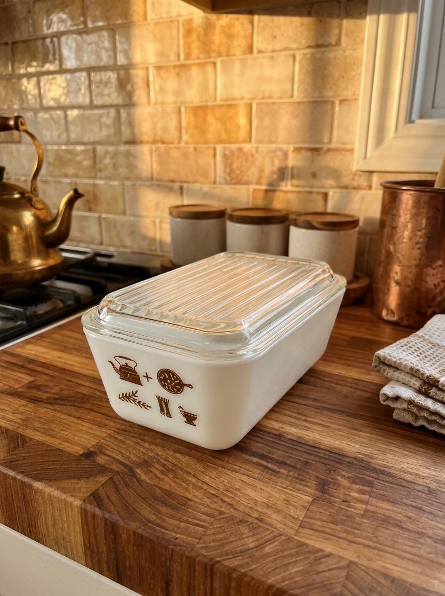 Pyrex Refrigerator Early American - Etsy