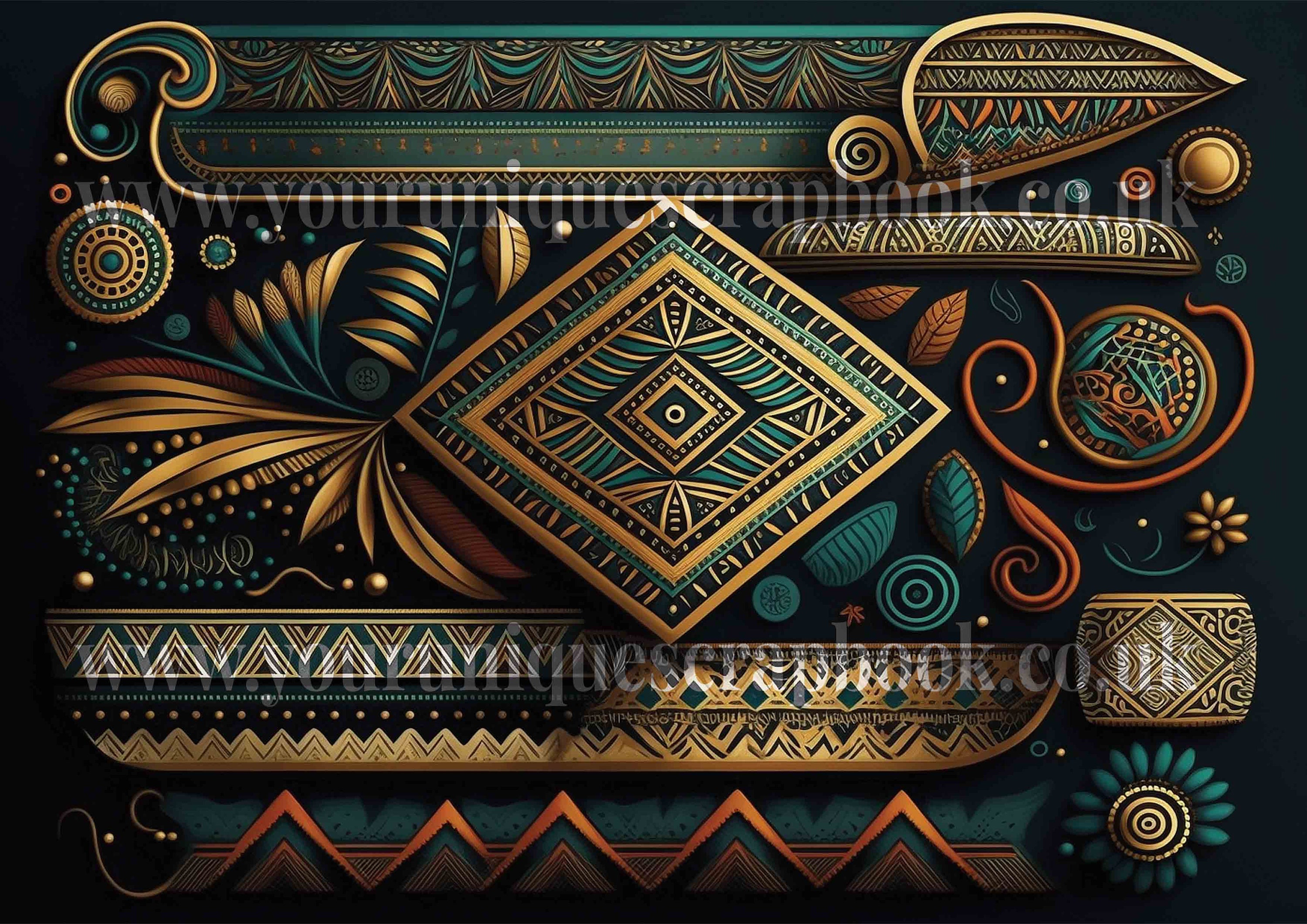 Tribal Art Patterns 9 Themed Images Clip Art Images - Etsy UK