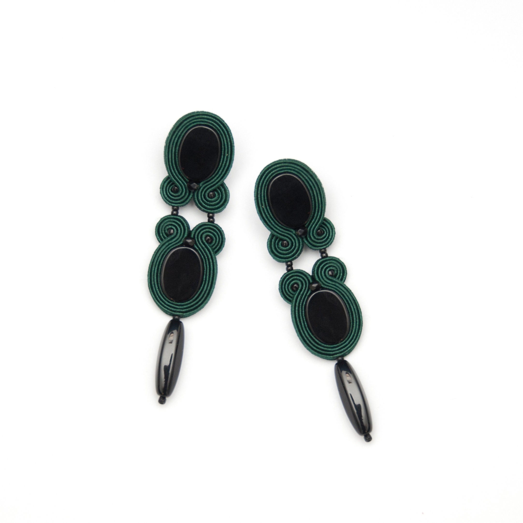 Pendiente verde botella - España