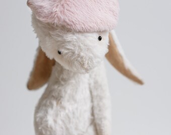 Stuffed Animal Stuffed Bunny 7 Inches Mohair Rabbit Handmade Toy Soft Toys Plush Bunny Stuffed Rabbit Personalized For Her Artist Teddy Bear