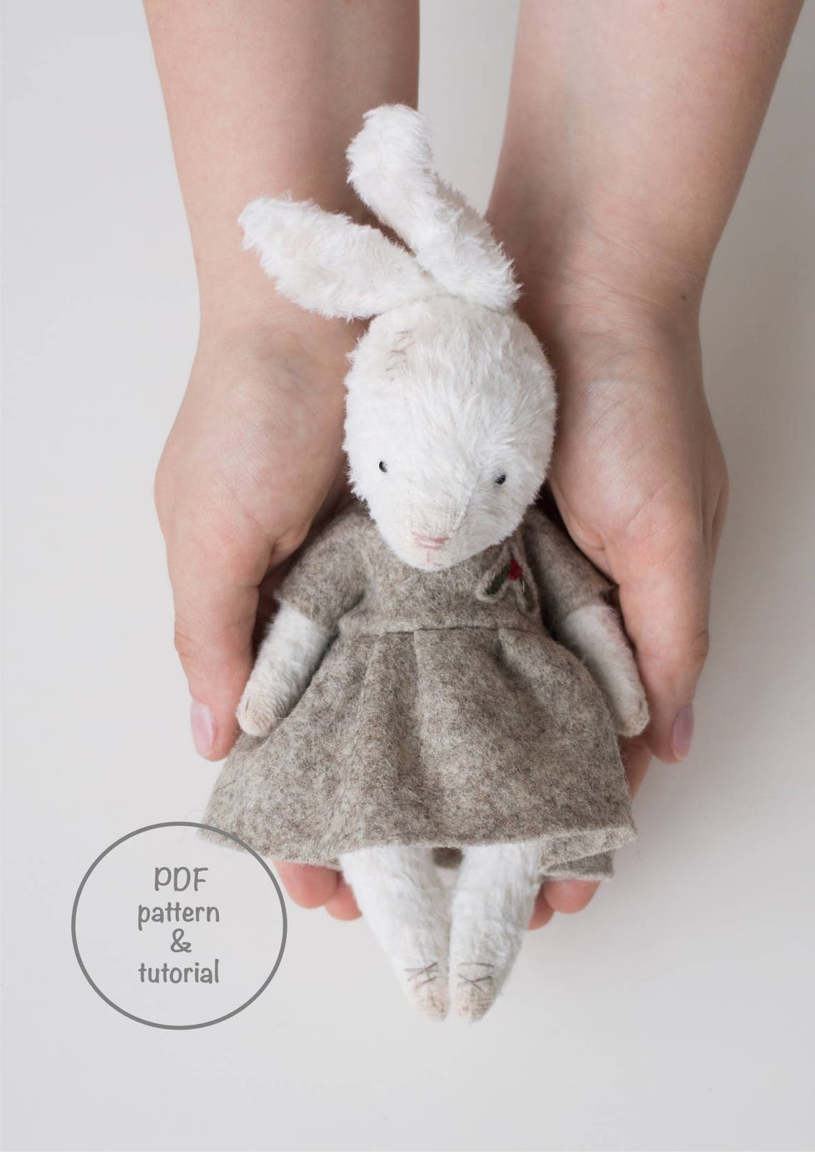 Cloth Bunny Rabbit Pattern PDF For Sewing Lovers Etsy