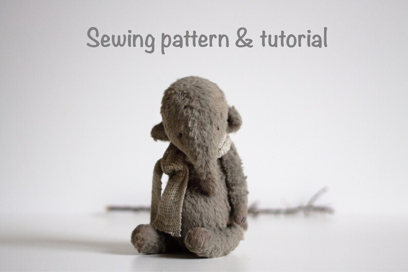 stuffed elephant sewing pattern