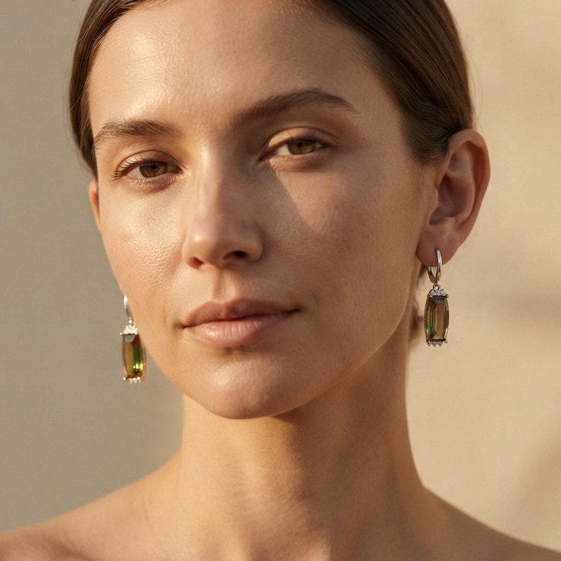 Zultanie Zultanite Earrings 925 Sterling Silver, Color Changing Gemstone Drop ...