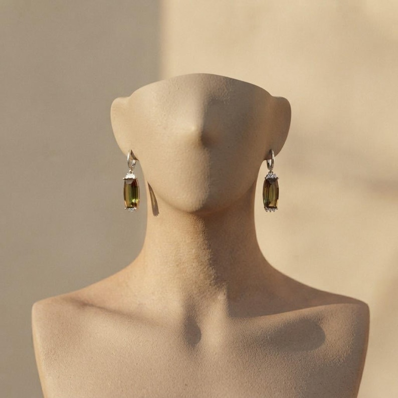 Zultanie Zultanite Earrings 925 Sterling Silver, Color Changing Gemstone Drop ...
