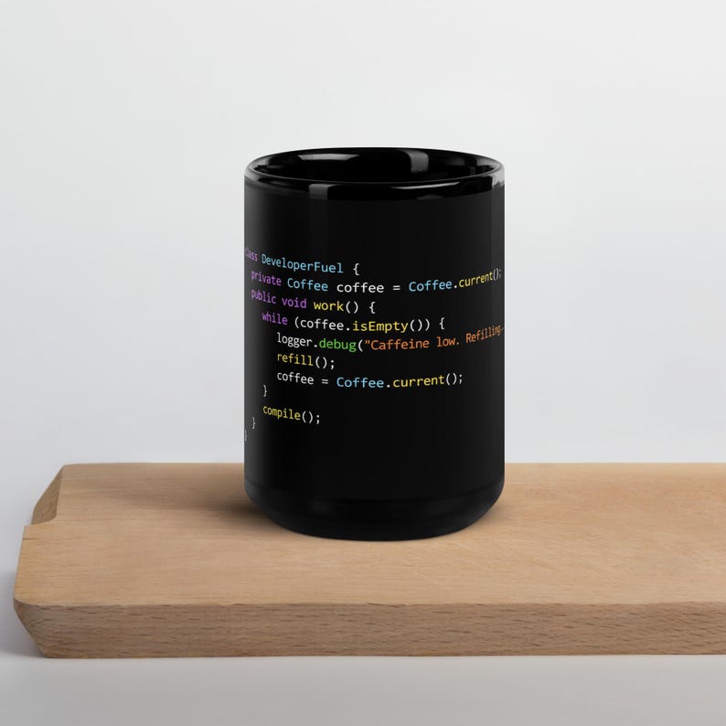 The Infinite Loop Programmer Coffee Mug, Funny Coding Tech Ceramic Cup, Software Engineer Gift, 11oz 15oz