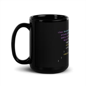 The Infinite Loop Programmer Coffee Mug, Funny Coding Tech Ceramic Cup, Software Engineer Gift, 11oz 15oz