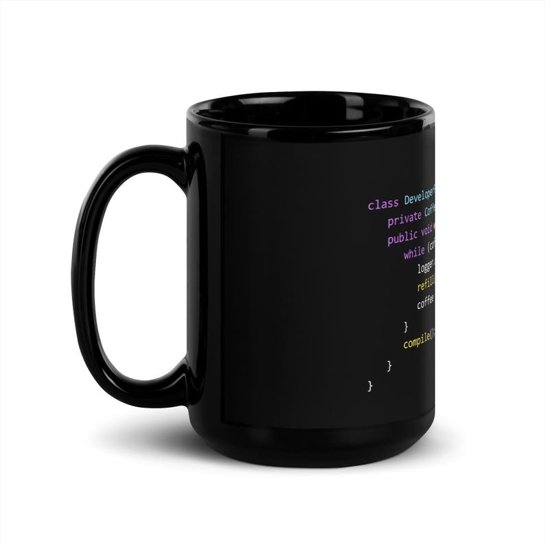 The Infinite Loop Programmer Coffee Mug, Funny Coding Tech Ceramic Cup, Software Engineer Gift, 11oz 15oz