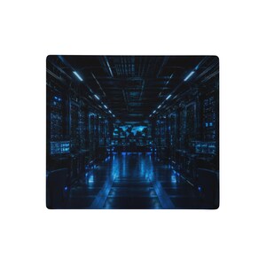 Zero Trust Server Room Command Center Mat, Cybersecurity Desk Pad, Network Admin Gaming Mousepad