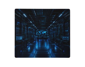 Zero Trust Server Room Command Center Mat, Cybersecurity Desk Pad, Network Admin Gaming Mousepad