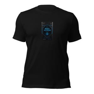 Root Access Required Exclusive Tee, Cybersecurity Hacker Techwear T-Shirt, Linux Sysadmin Graphic Tee