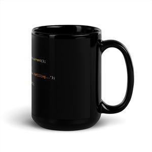 The Infinite Loop Programmer Coffee Mug, Funny Coding Tech Ceramic Cup, Software Engineer Gift, 11oz 15oz