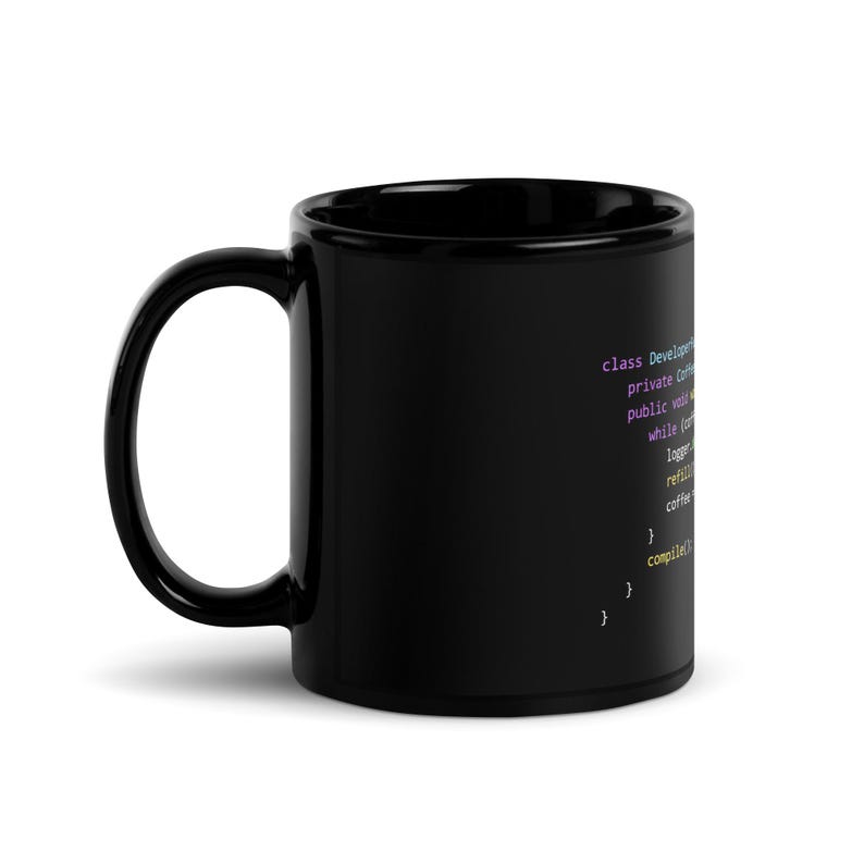 The Infinite Loop Programmer Coffee Mug, Funny Coding Tech Ceramic Cup, Software Engineer Gift, 11oz 15oz