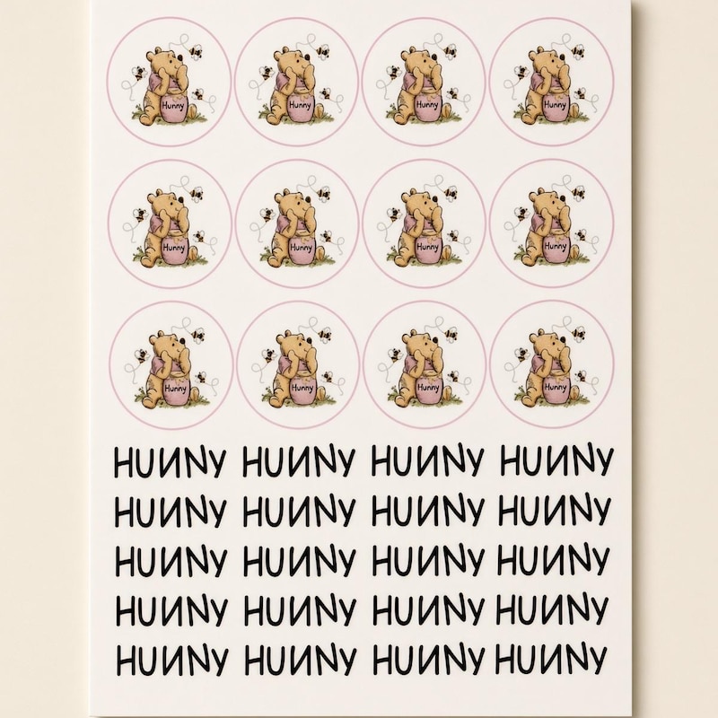 Pooh Cake Edible Topper - Etsy