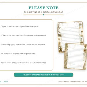 Digitala dagbokssidor för Goodnotes — 52 designer | Echoes & Expeditions Gallery bild 8
